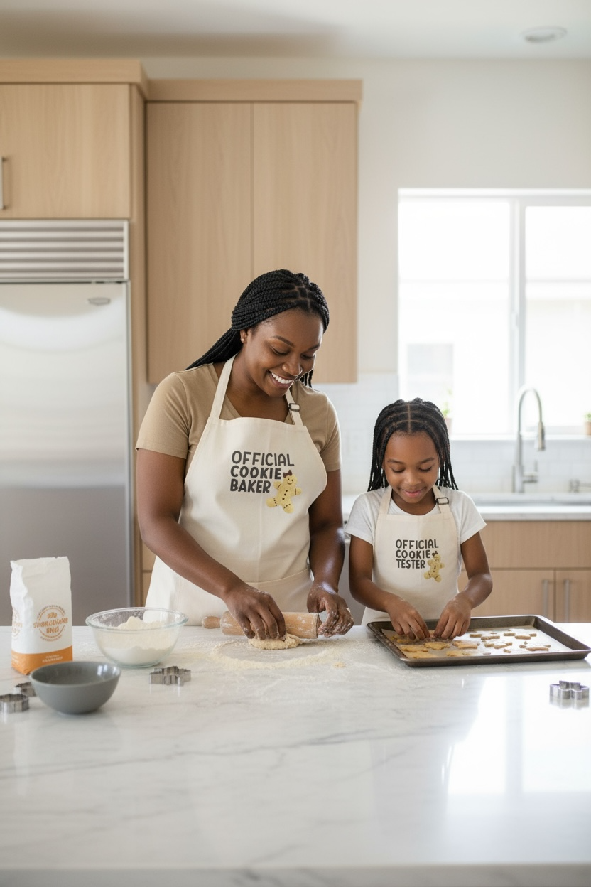 Mommy and Me- Cookie Apron
