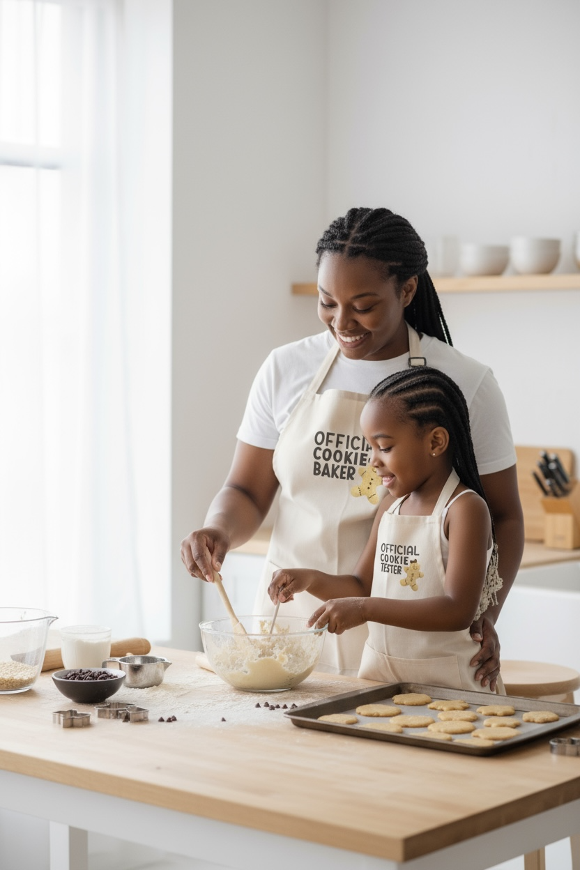 Mommy and Me- Cookie Apron