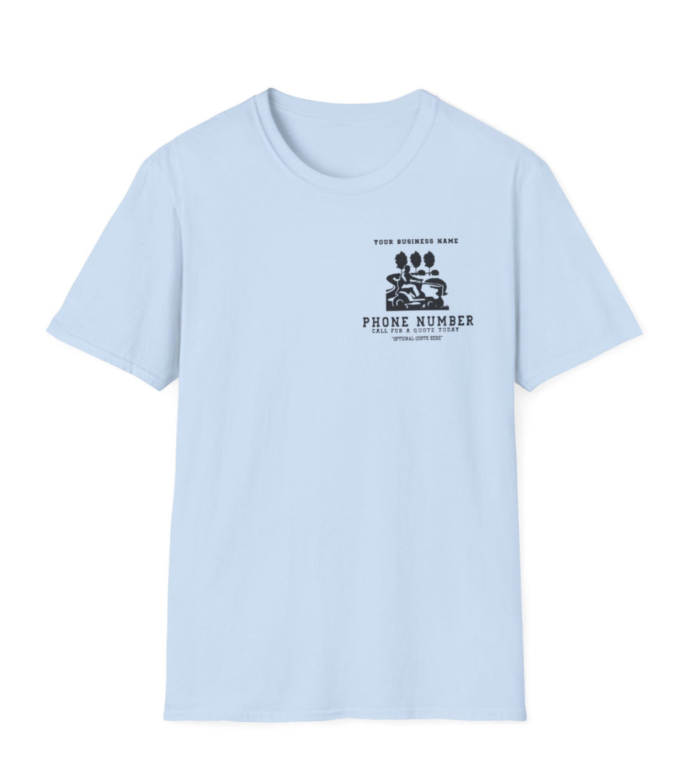 Landscaping Custom Business T-shirt Front Design Only