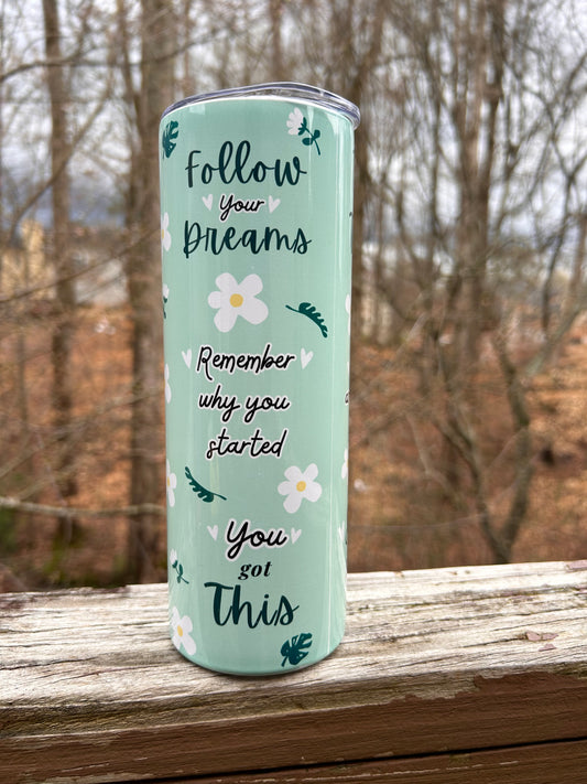 Do It For You Motivational 20oz Tumbler