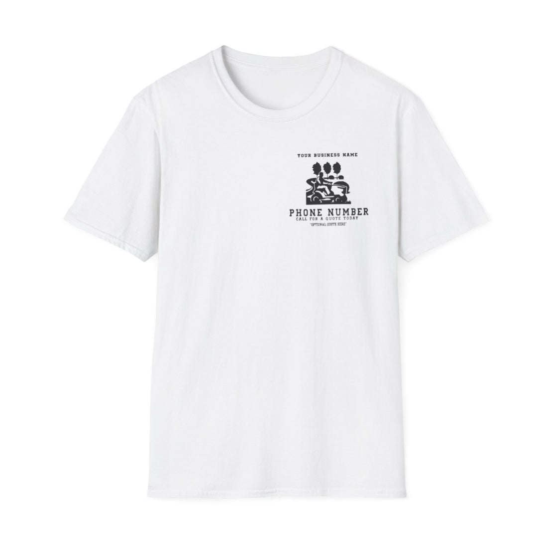 Landscaping Custom Business T-shirt Front Design Only