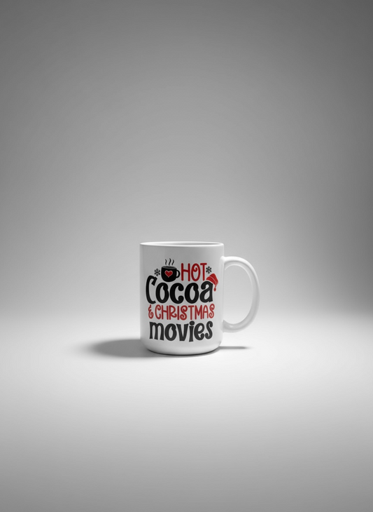 Hot Cocoa & Christmas Movies 12oz Mug