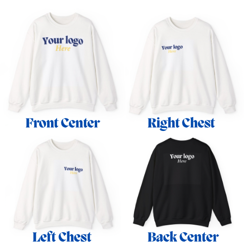 Unisex Custom Logo Crewneck sweatshirt