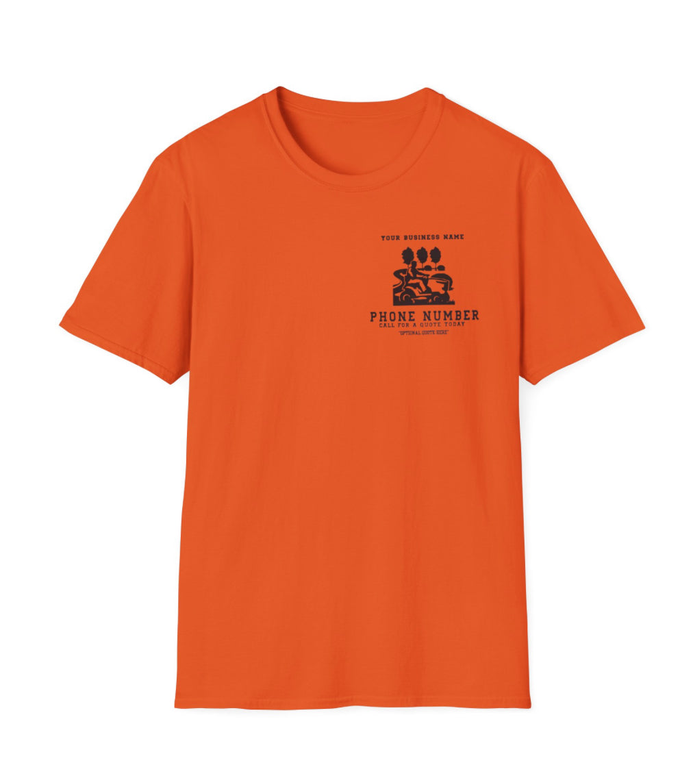 Landscaping Custom Business T-shirt Front Design Only