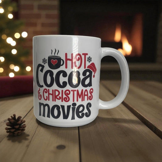 Hot Cocoa & Christmas Movies 12oz Mug
