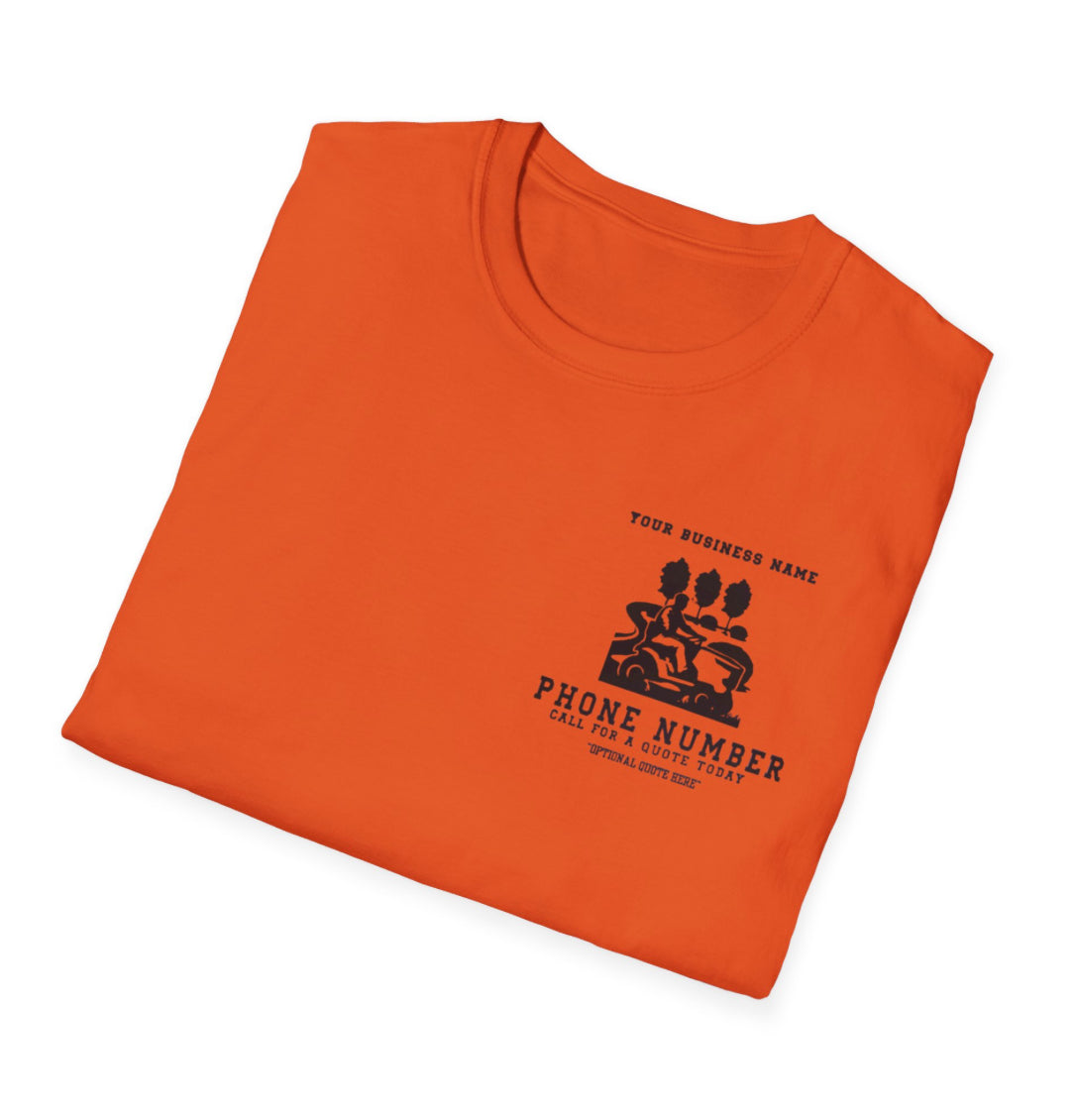 Landscaping Custom Business T-shirt Front Design Only