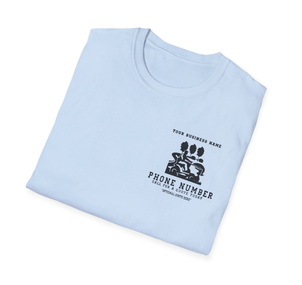 Landscaping Custom Business T-shirt Front Design Only